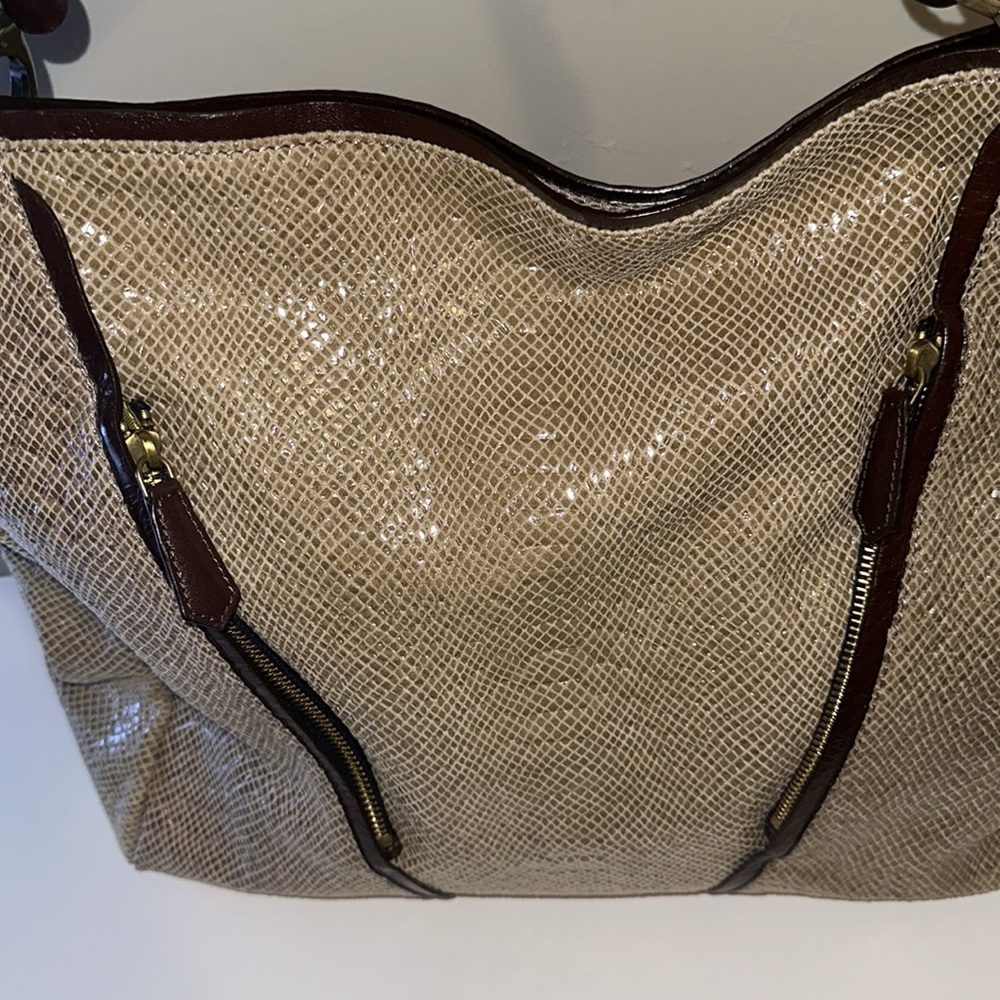 Oryany Bette Embossed Python Leather Bag. Dust Ba… - image 5